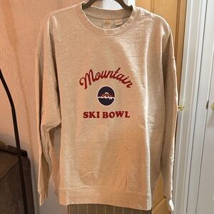 Mountain Ski Bowl Beige Sweater LEVI